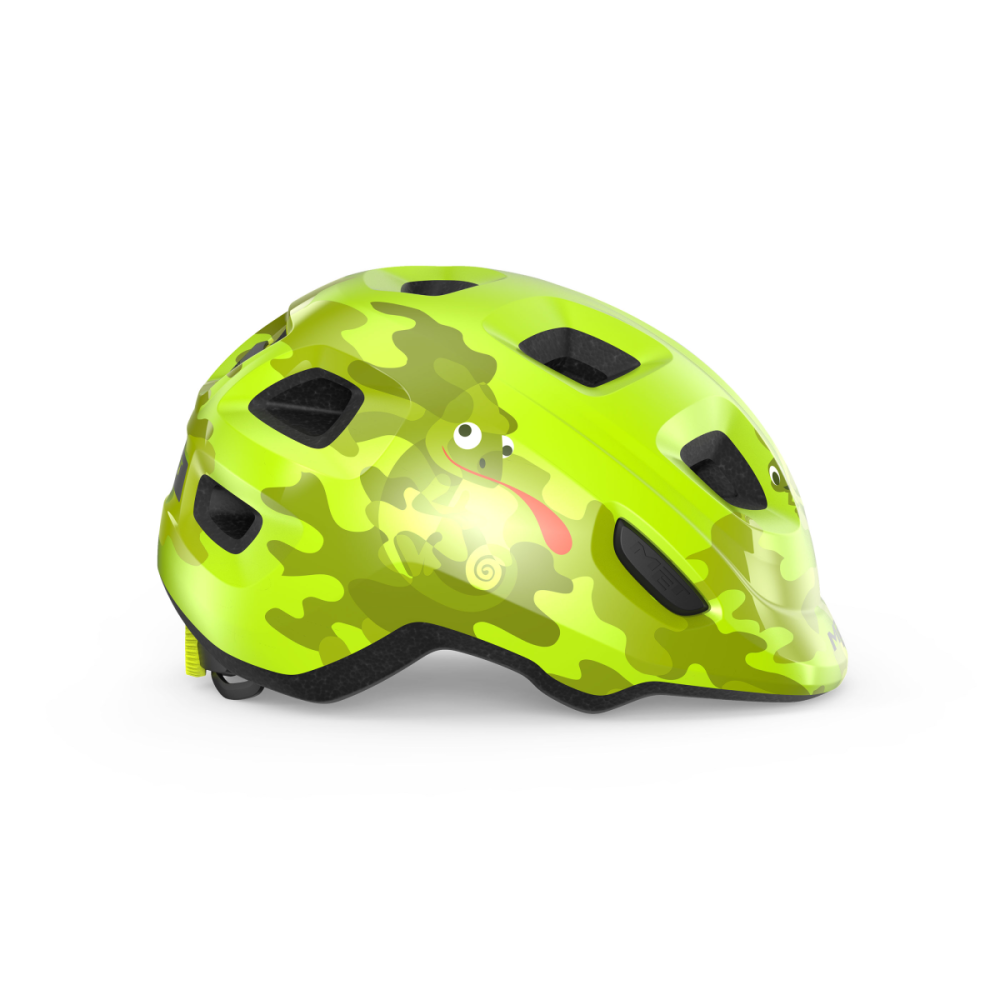 MET Helm Hooray, Lime Chameleon, Glossy, XS - XS=46-52
