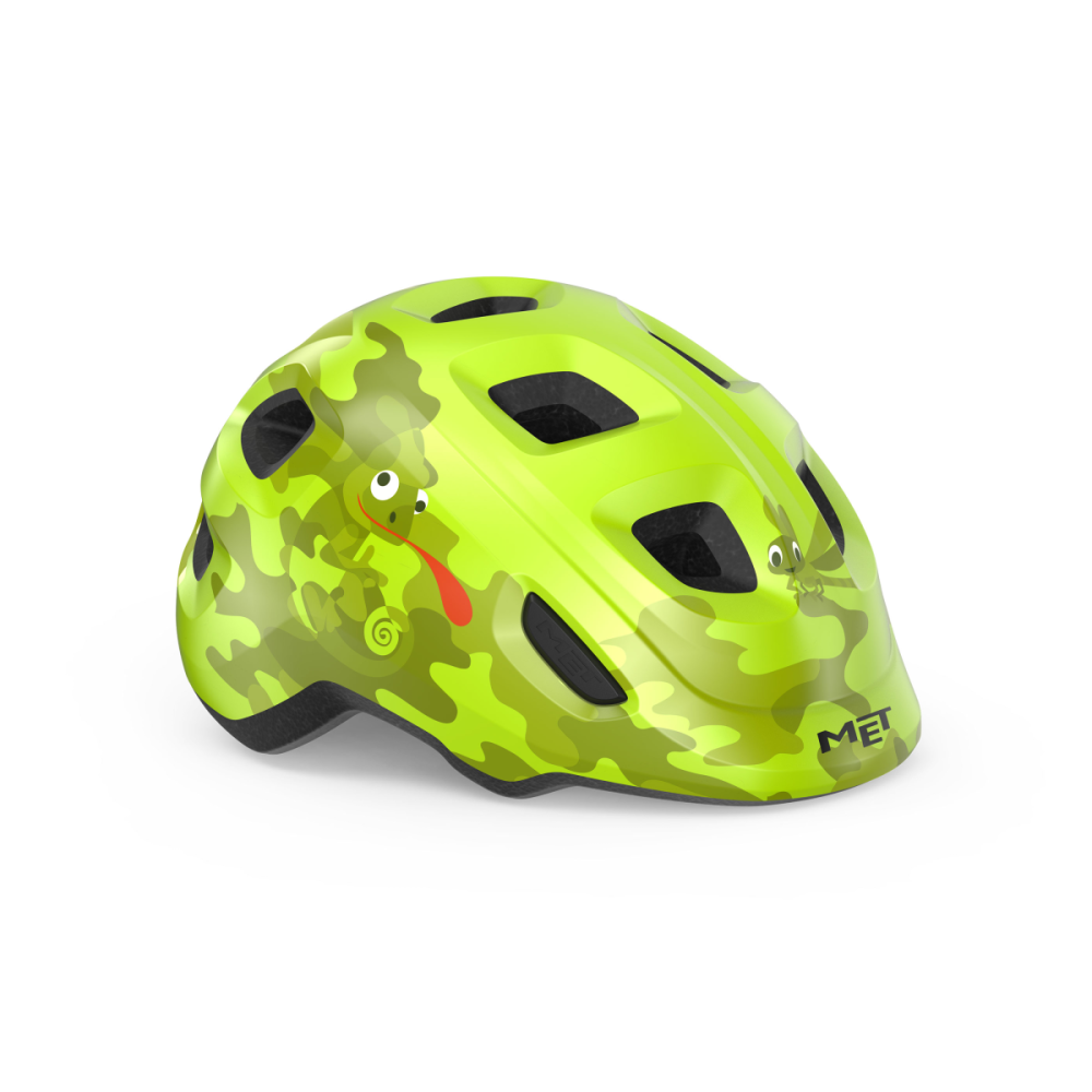 MET Helm Hooray, Lime Chameleon, Glossy, S52/55